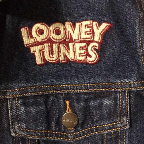 Members Only Denim Looney Tunes Jacket NWT - Picture 7 of 8